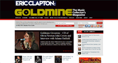 Desktop Screenshot of goldminemag.com